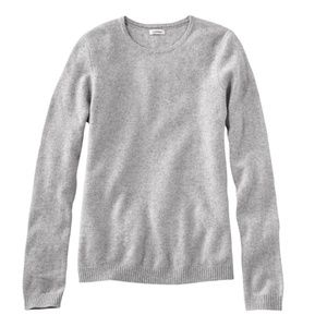 NWT LL Bean Cashmere Crewneck Sweater, Size S
